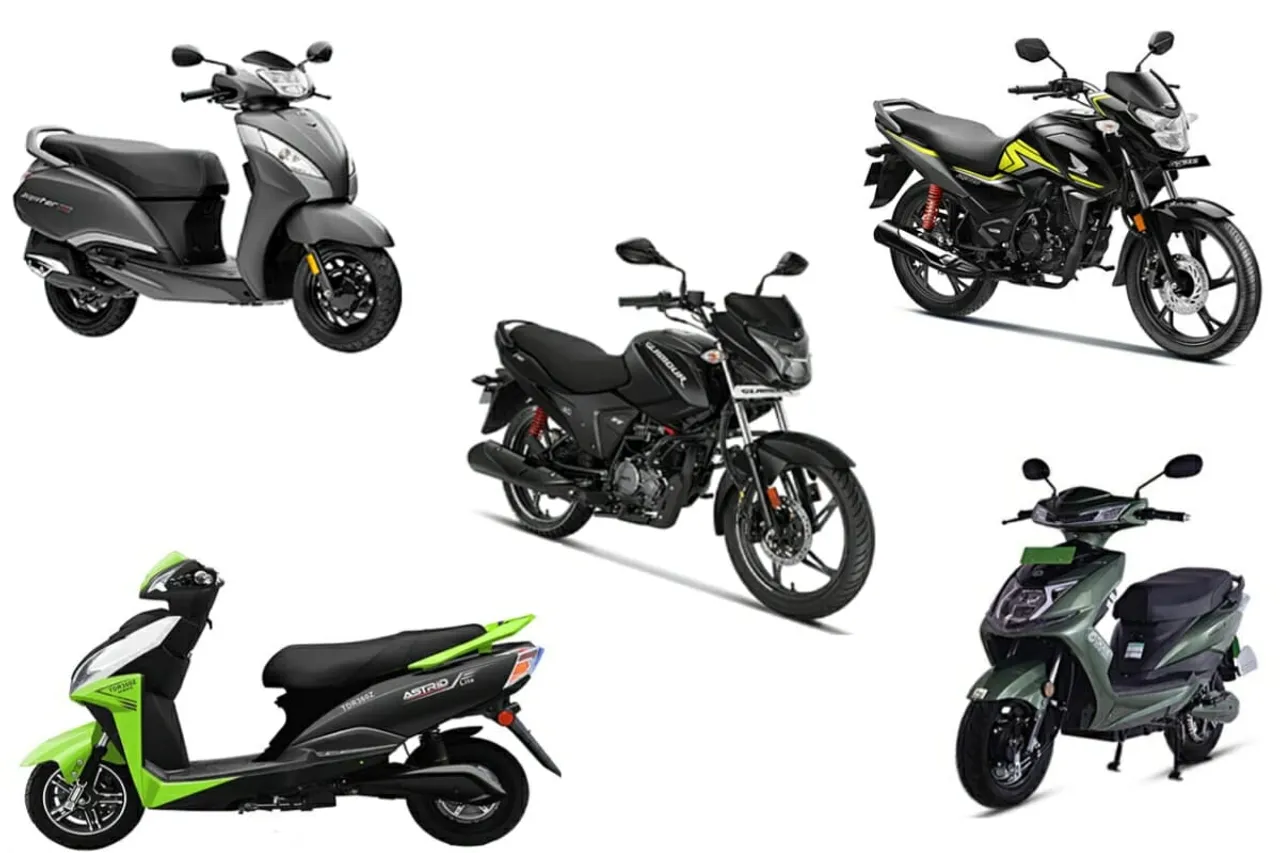 Top 5 two-wheelers under 1 Lakh