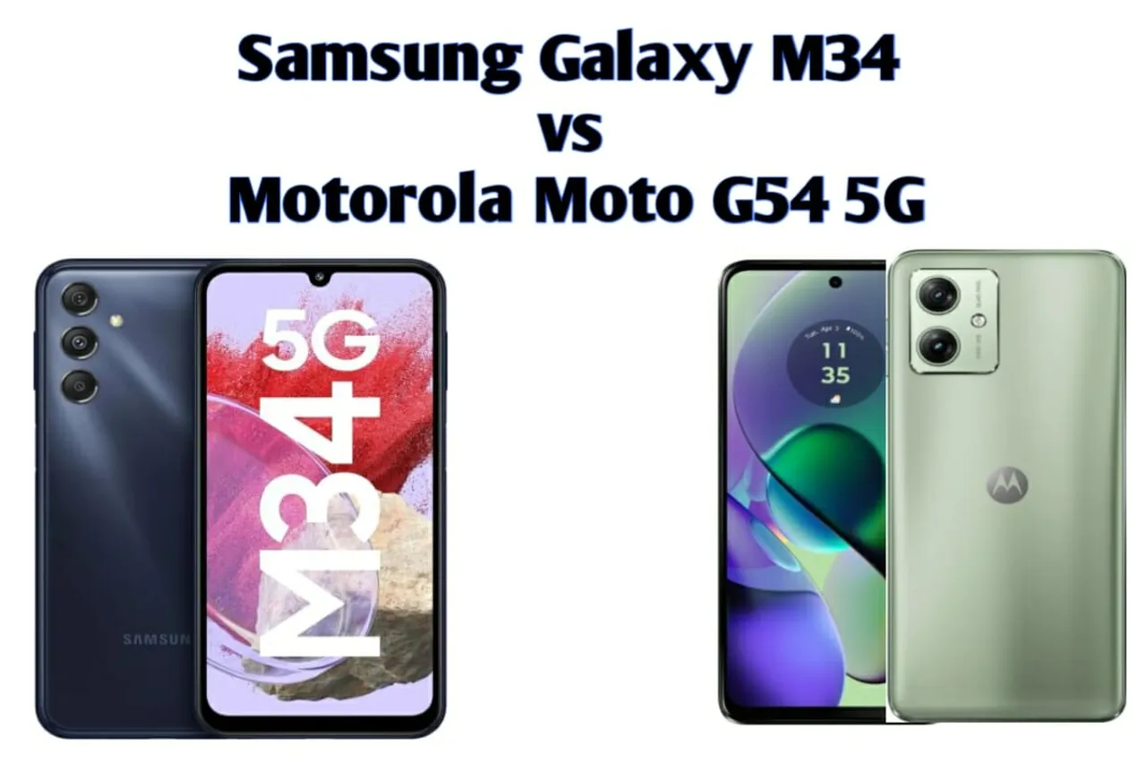 Samsung Galaxy M34 vs Motorola Moto G54 5G