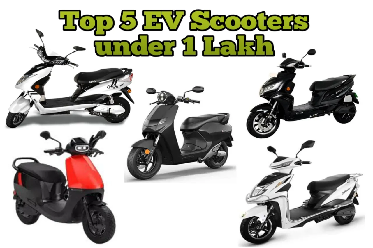 Top 5 EV Scooters under 1 Lakh