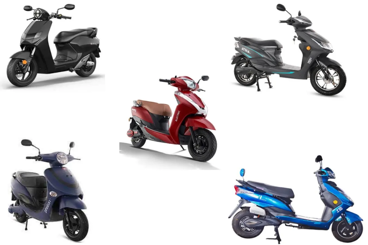 Top 5 EV Scooters under 1.2 lakh