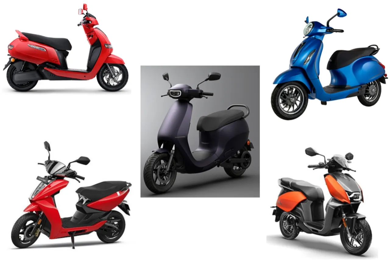 Top 5 EV Scooters of September 2023