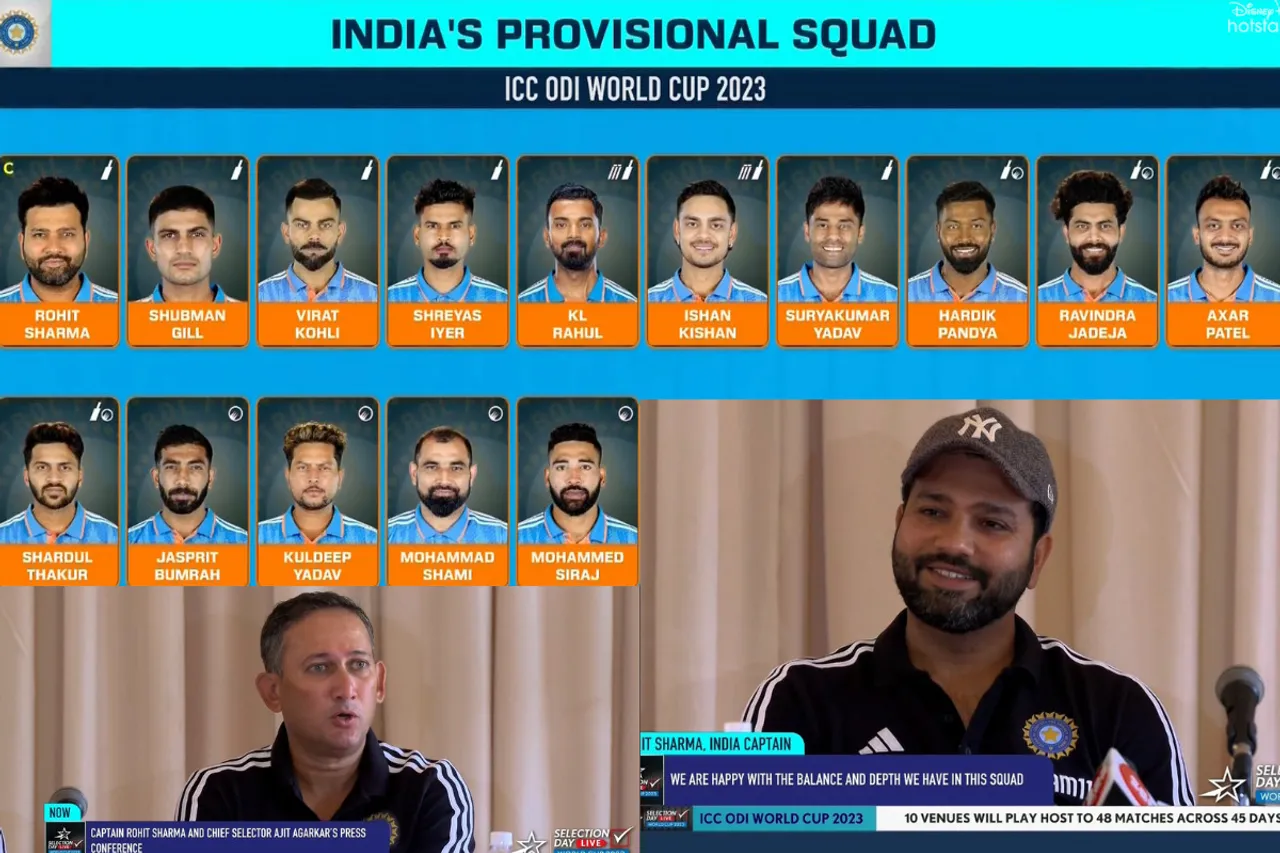 ODI World Cup 2023 India Squad