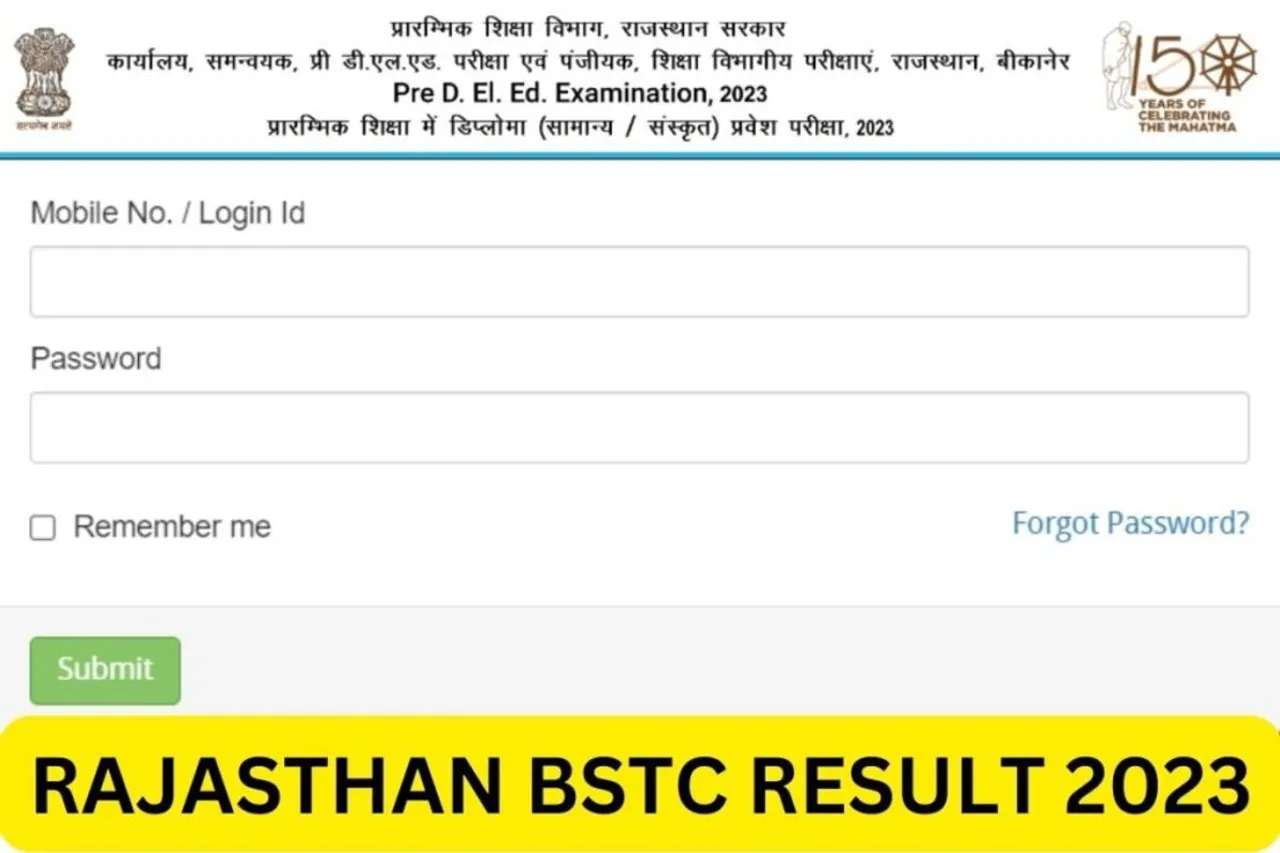 BSTC Rajasthan result 2023