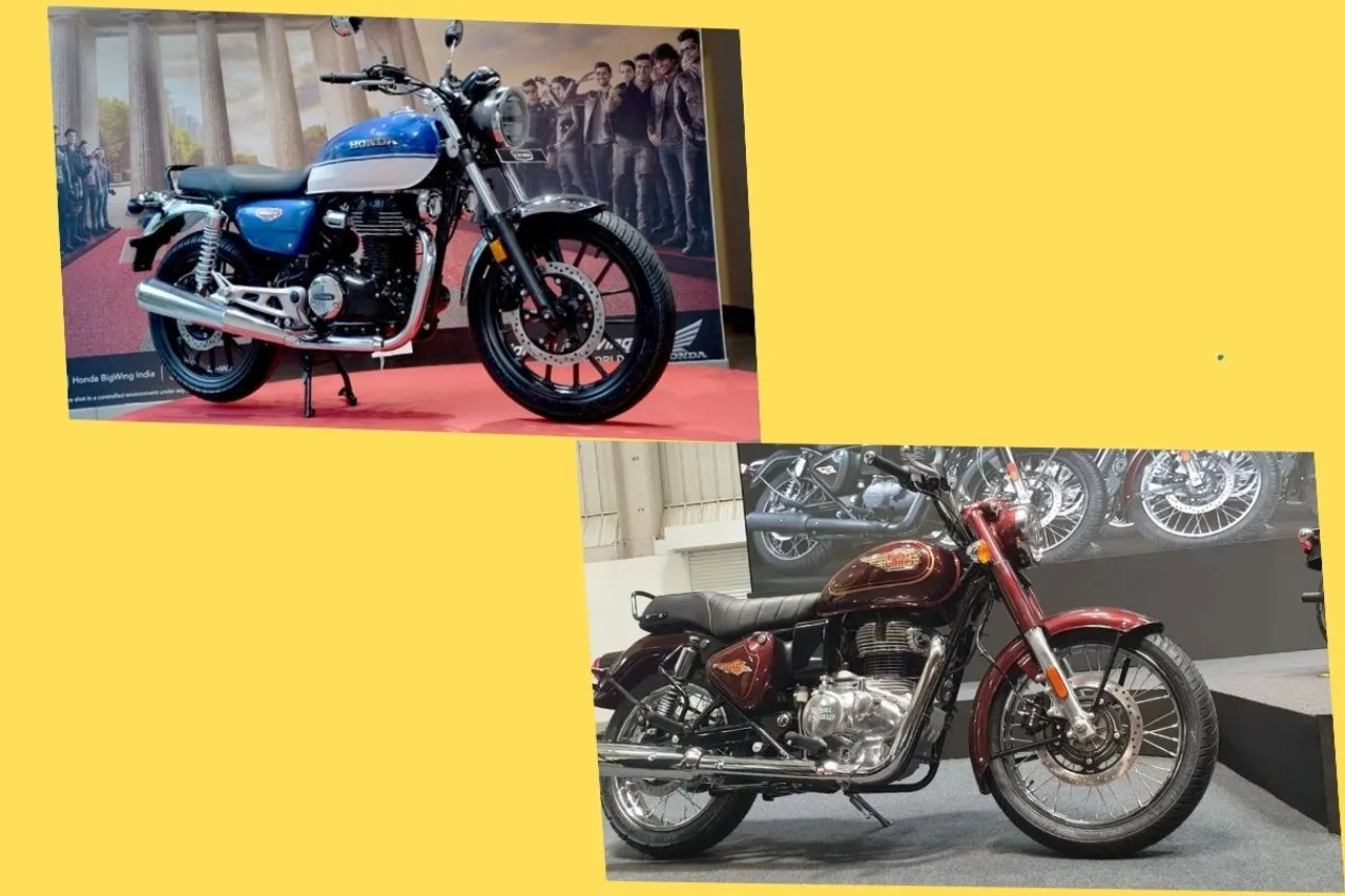Royal Enfield Bullet vs Honda H'ness CB 350