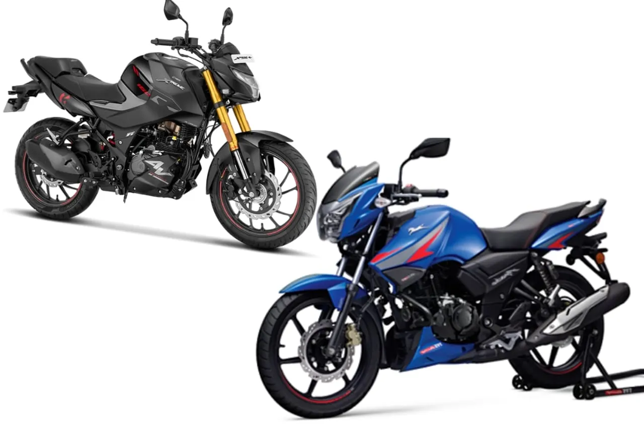 TVS Apache RTR 160 vs Hero Xtreme 160R 4V