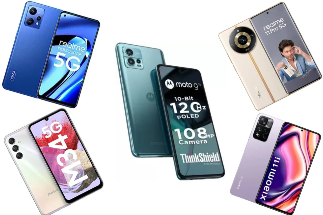 Top 5 smartphones under 25000 on Amazon