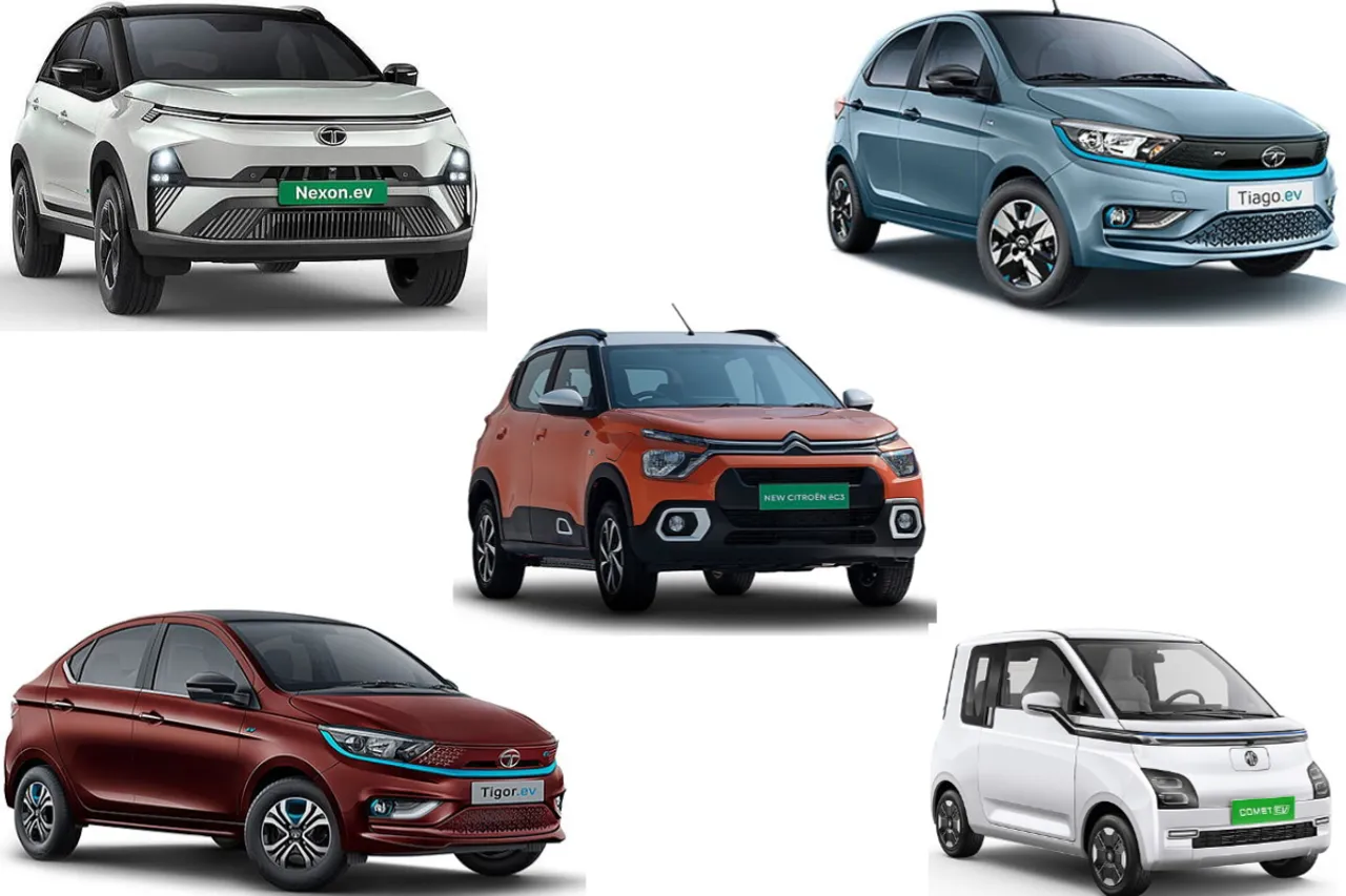 Top 5 electric cars under 15 lakhs
