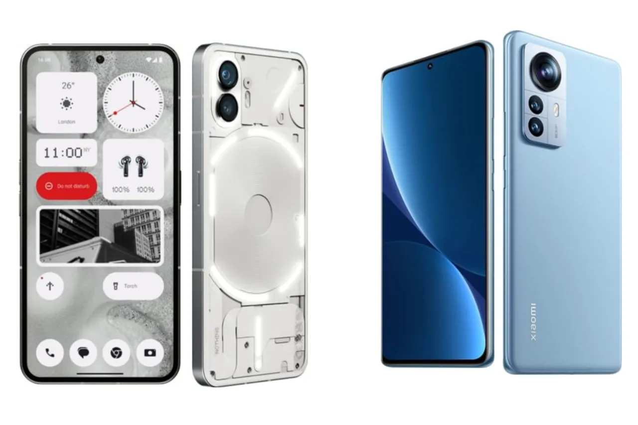 Xiaomi 12 Pro 5G vs Nothing Phone 2