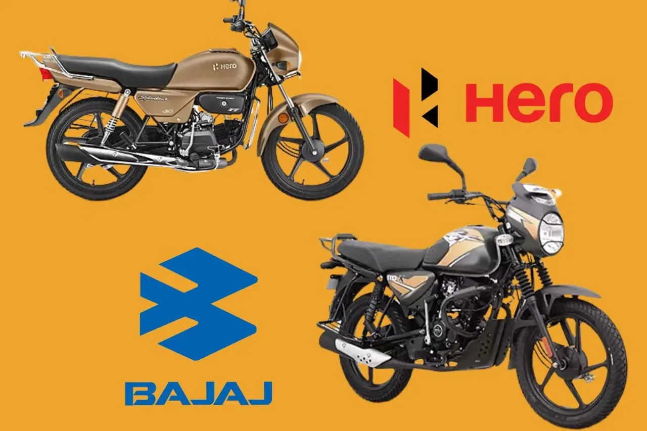 Hero Splendor Plus Xtec vs Bajaj CT 100X