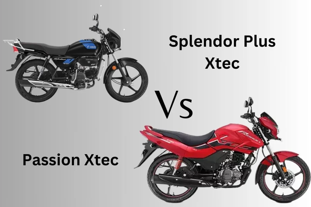 Hero Splendor Plus Xtec Vs Hero Passion Xtec