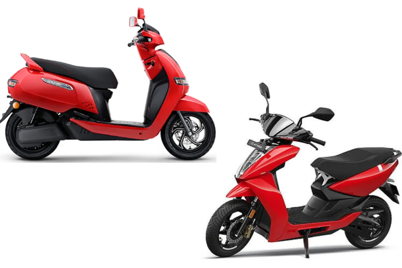 Ather 450X Gen 3 vs TVS iQube EV