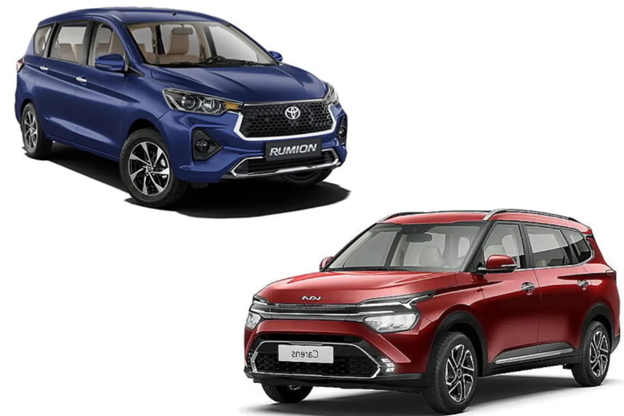 Kia Carens vs Toyota Rumion