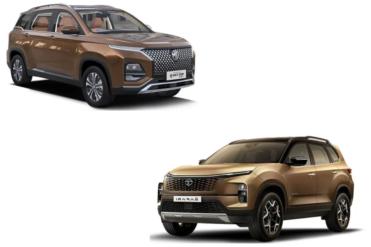 Tata Safari vs MG Hector Plus