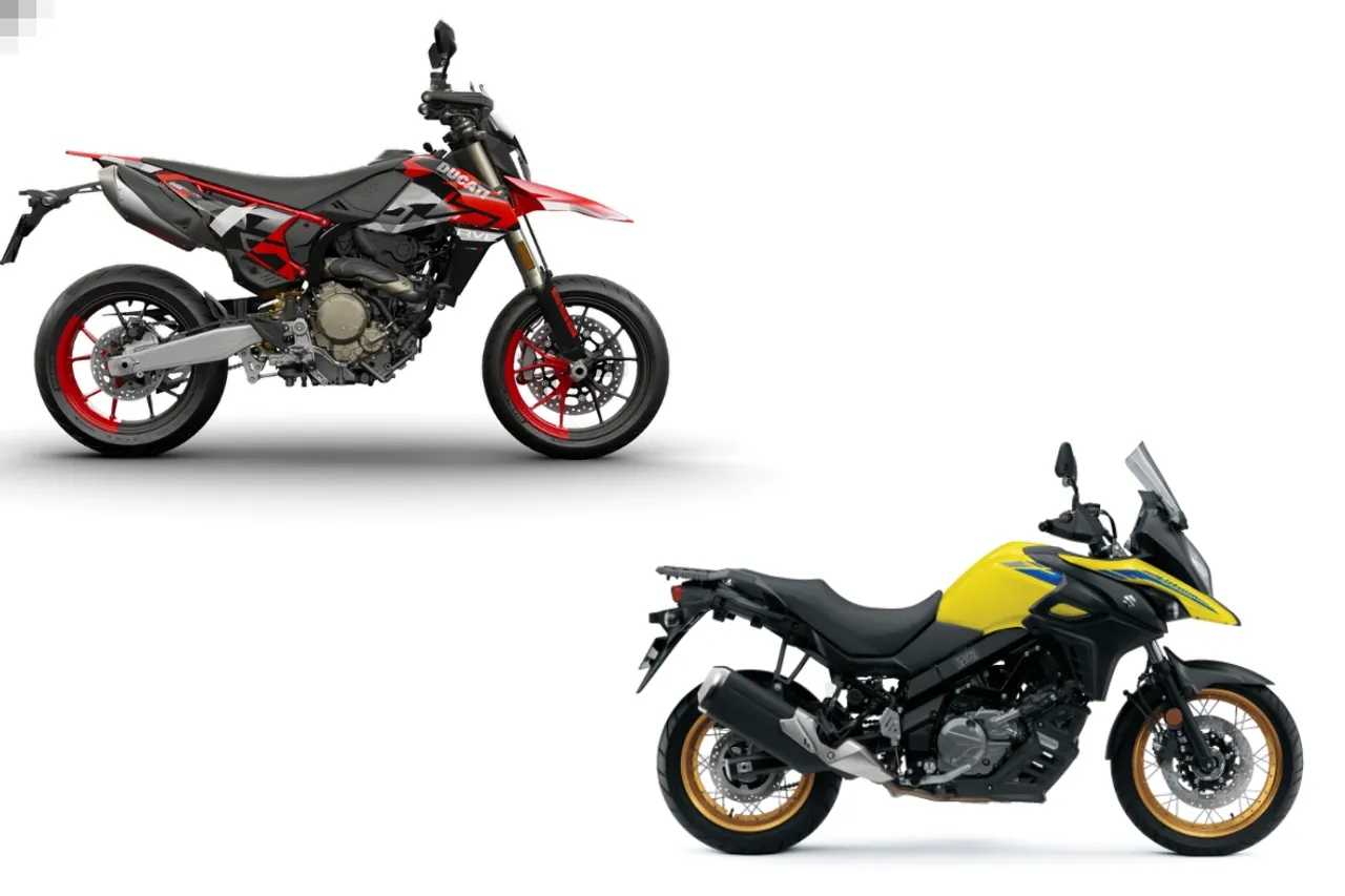Ducati Hypermotard 698 Mono vs Suzuki V-Strom 650 XT