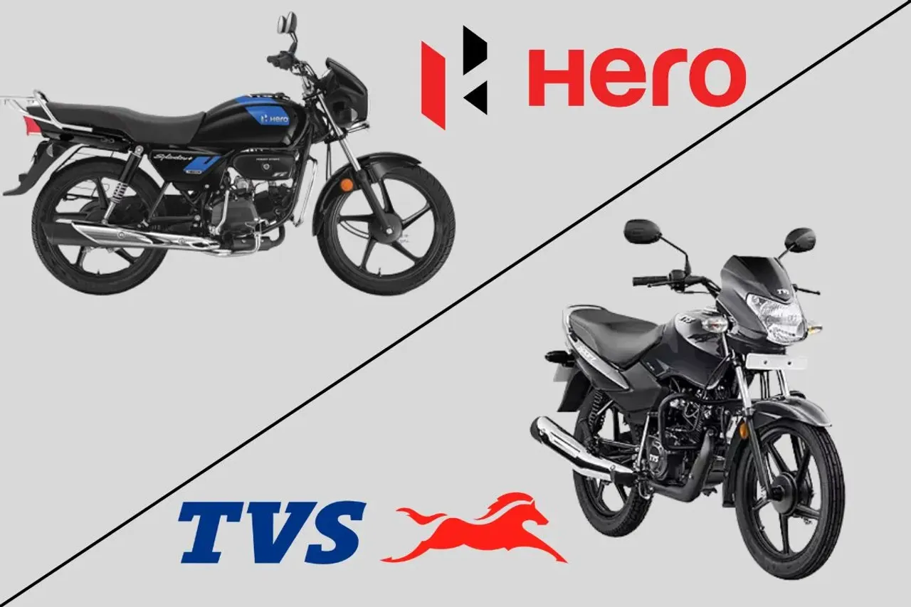 Hero Splendor Plus Xtec vs TVS Sports