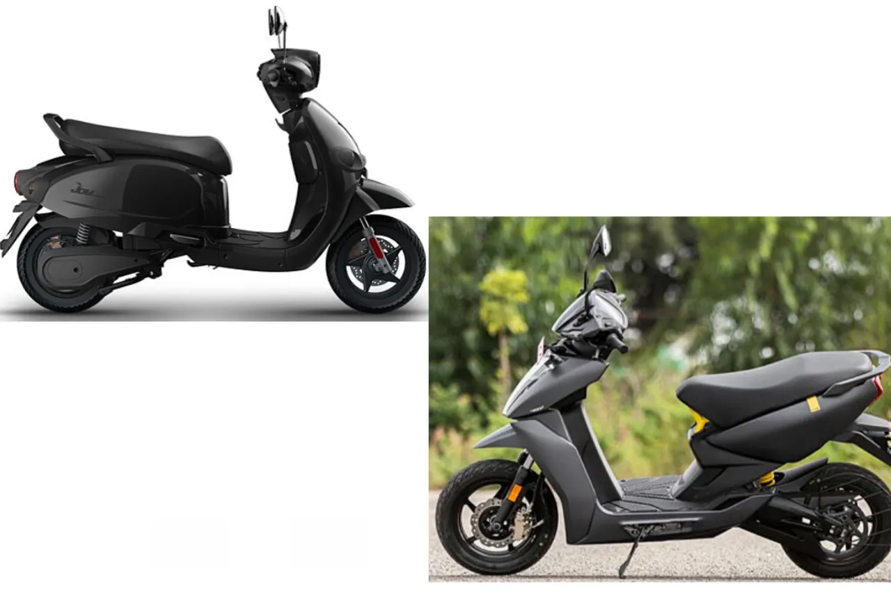 Joy e-bike Mihos EV vs Ather 450S EV
