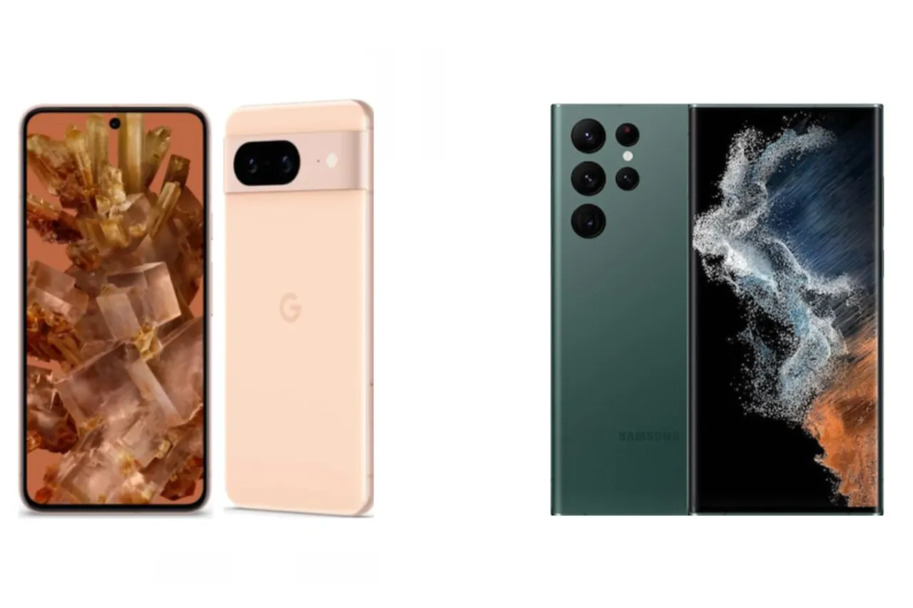 Google Pixel 8 vs Samsung Galaxy S22 Ultra