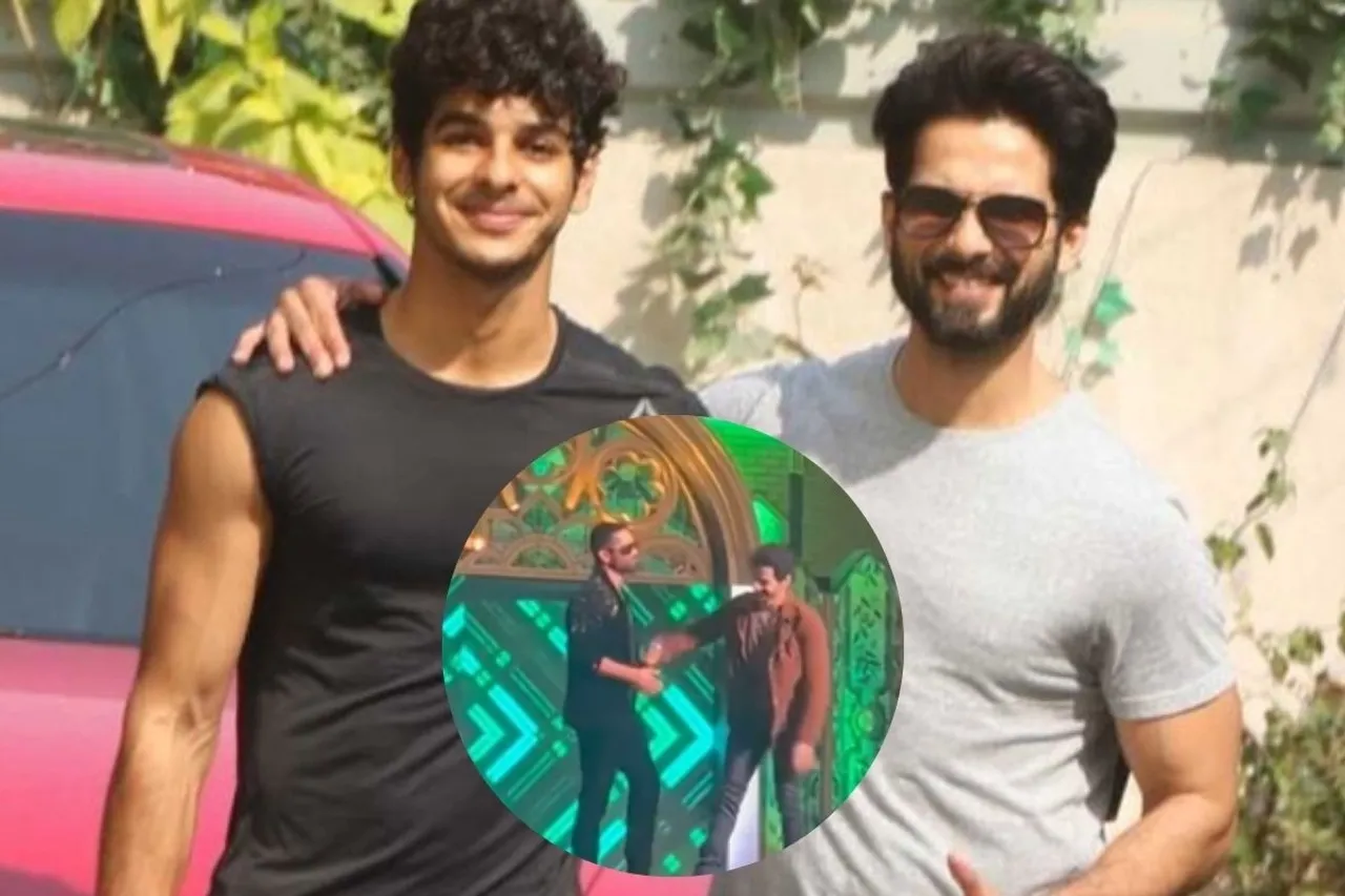 Ishaan Khatter and Shahid Kapoor