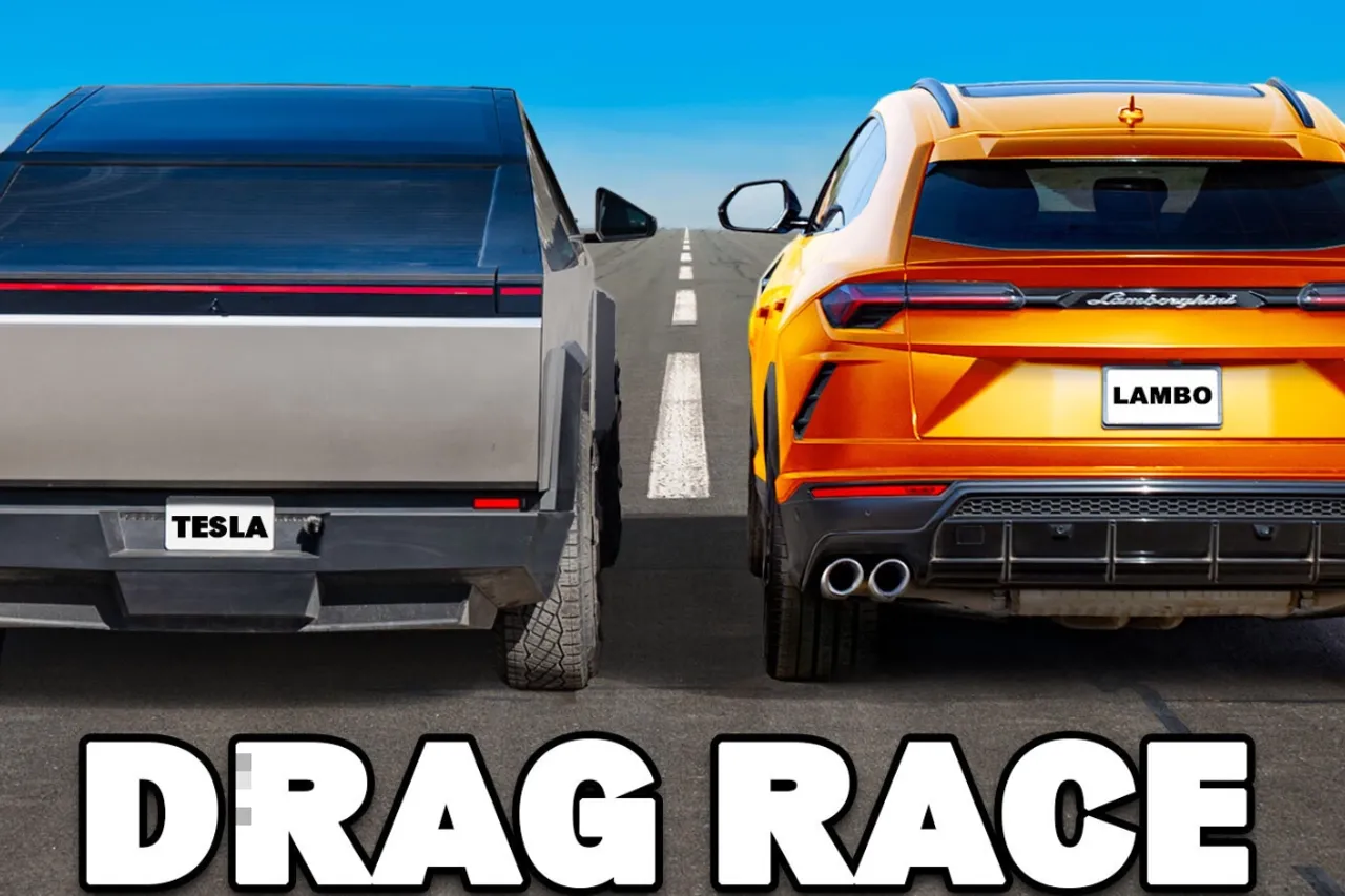 Tesla Cybertruck vs Lamborghini Urus