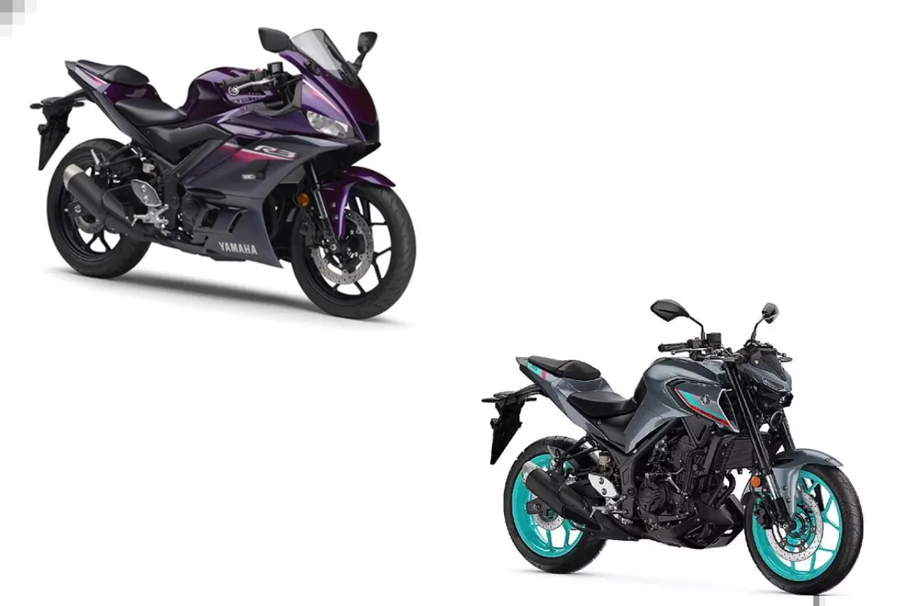 Yamaha R3 and MT-03