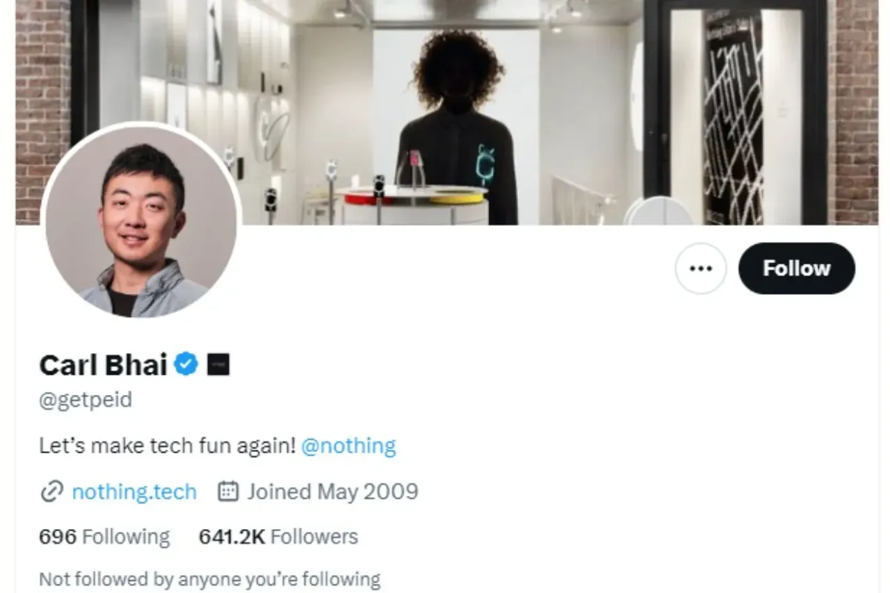 Nothing CEO Carl Pei