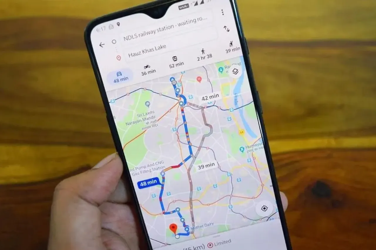 Google Maps Live Location Sharing