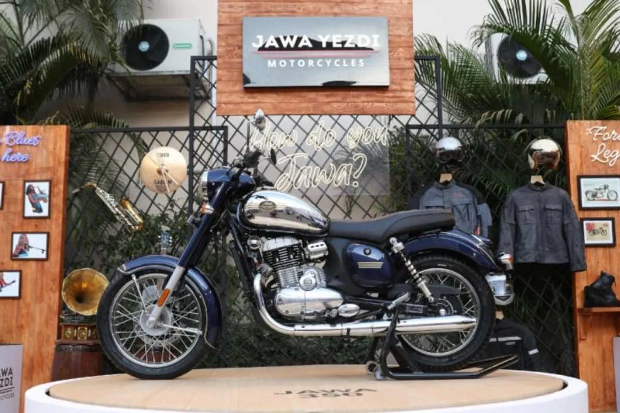 Jawa 350 Blue Colour