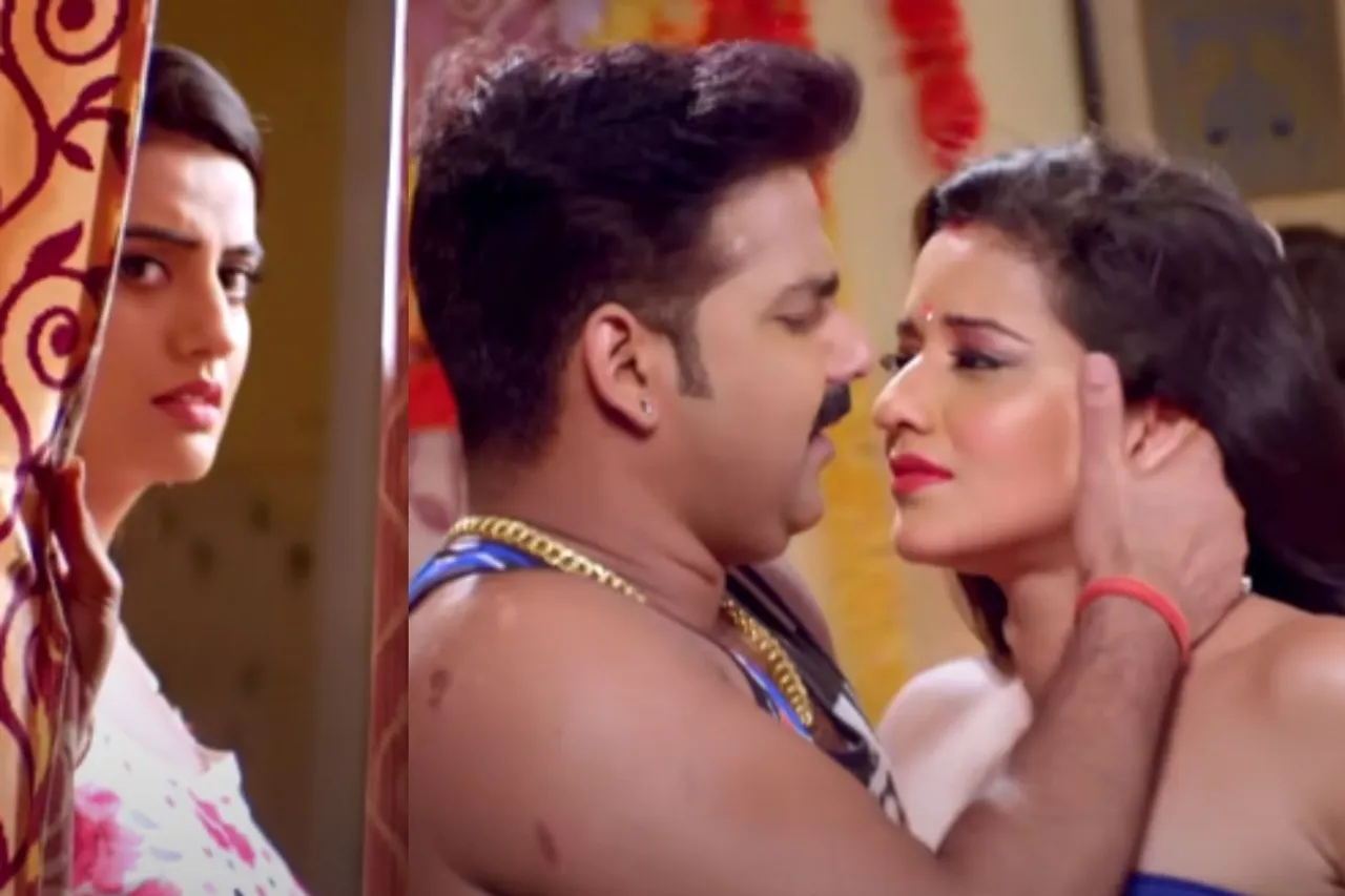 Pawan Singh and Monalisa