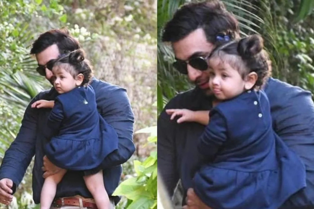 Ranbir Kapoor and Raha Kapoor