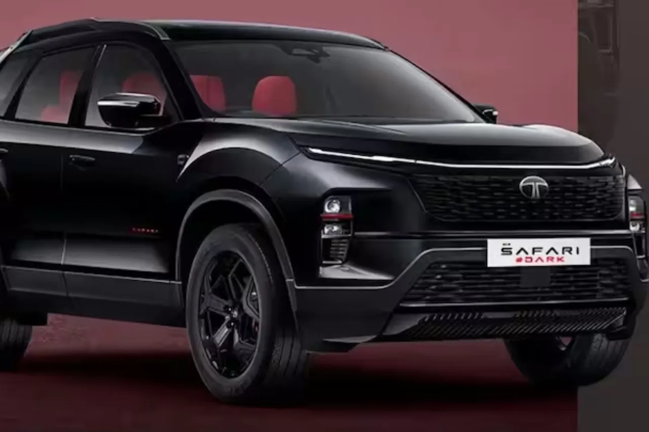 Tata Safari Red Dark Edition