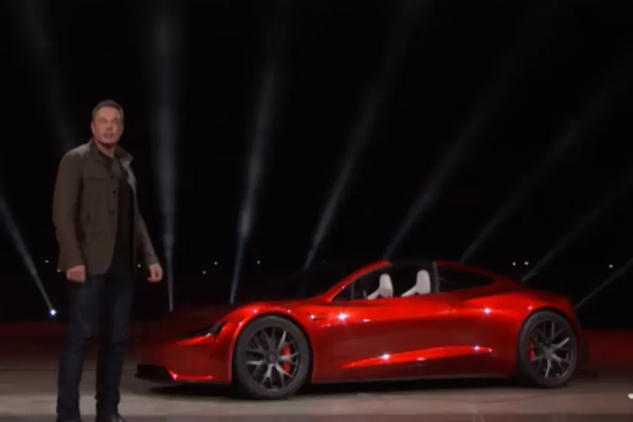 Elon Musk Tesla Roadster