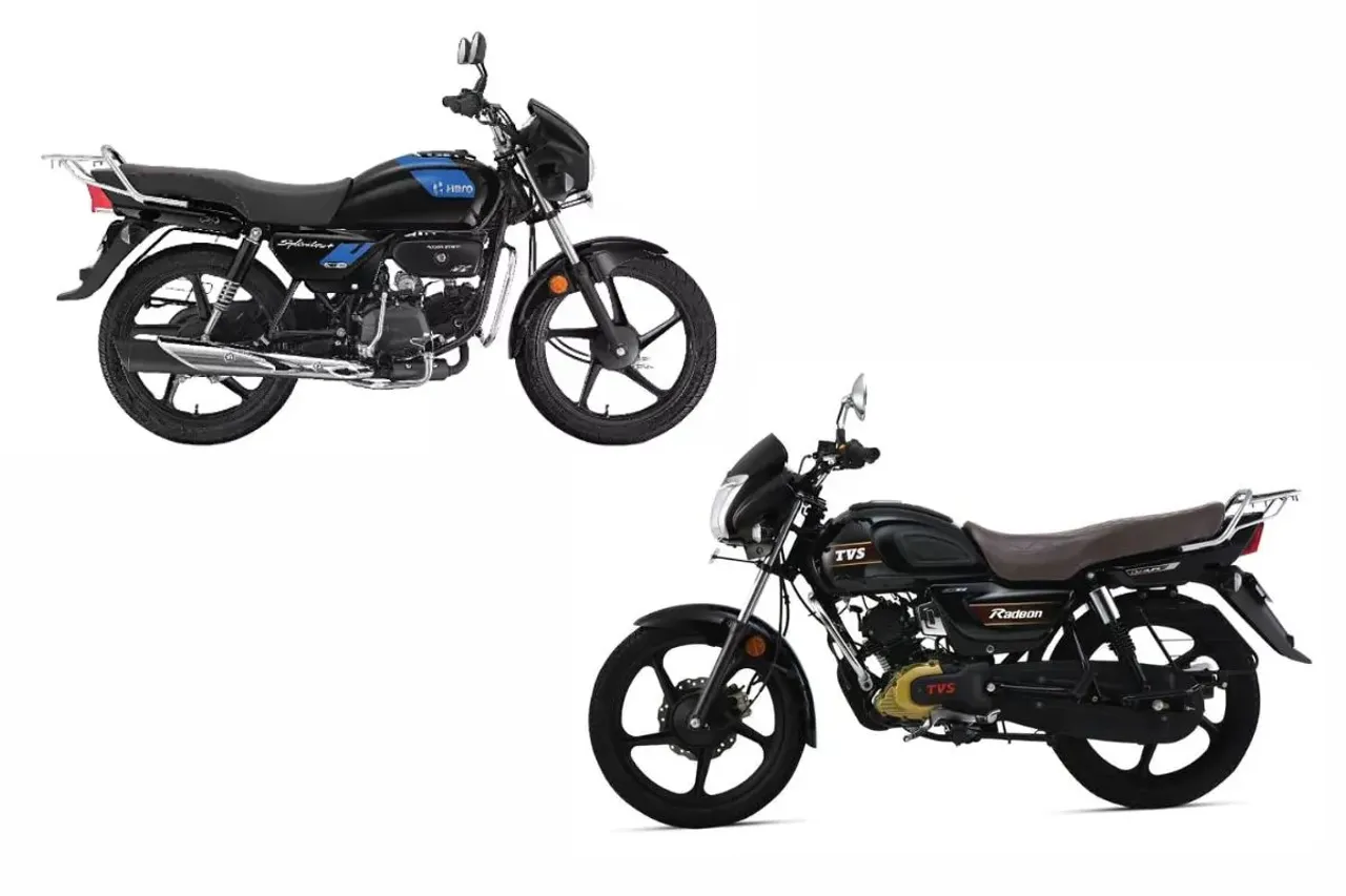 Hero Splendor Plus Vs TVS Radeon