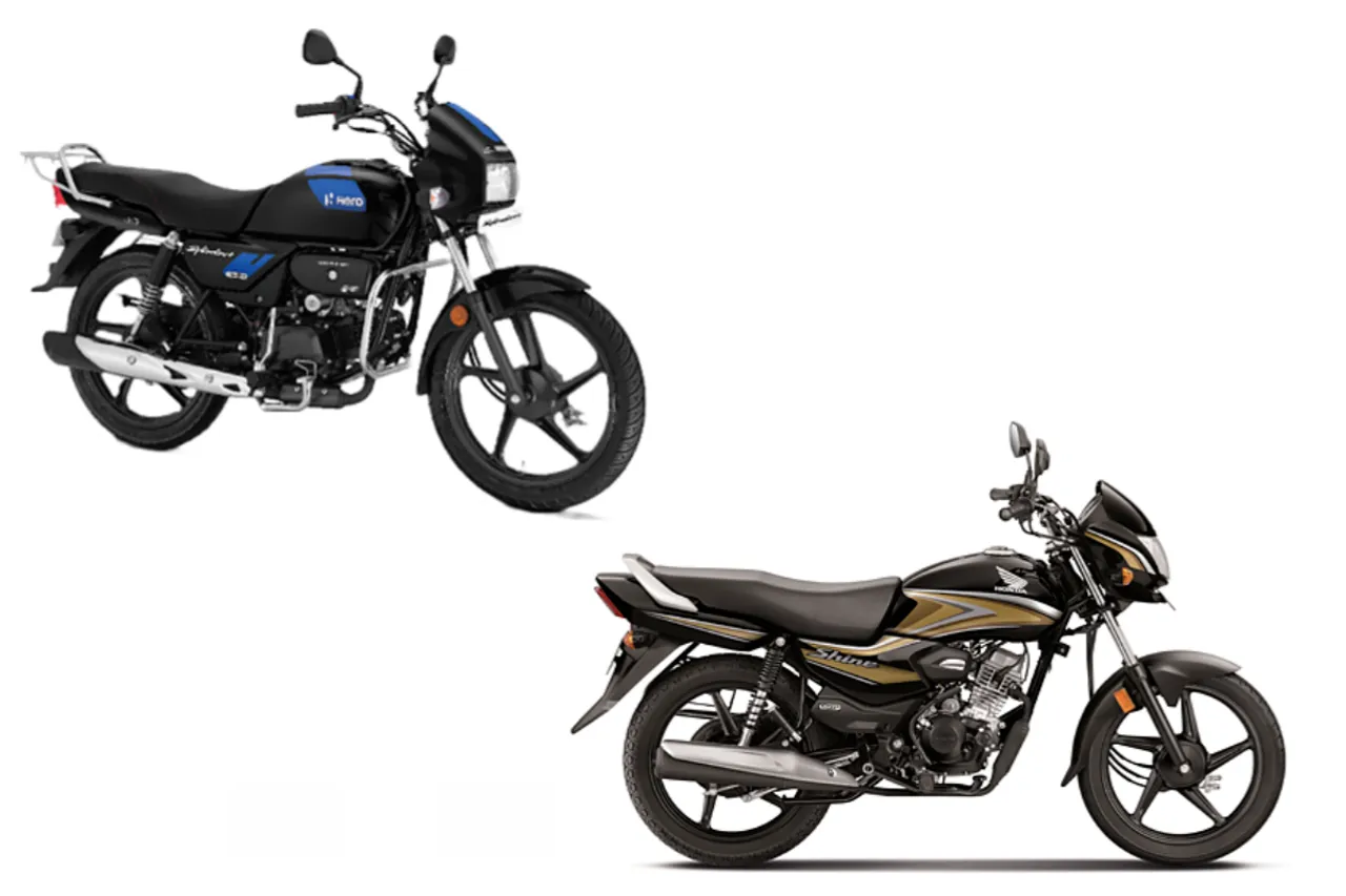 Hero Splendor vs Honda Shine 100