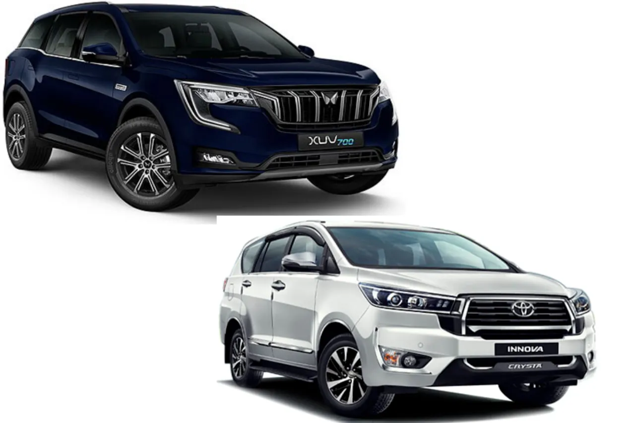 Toyota Innova Crysta vs Mahindra XUV700