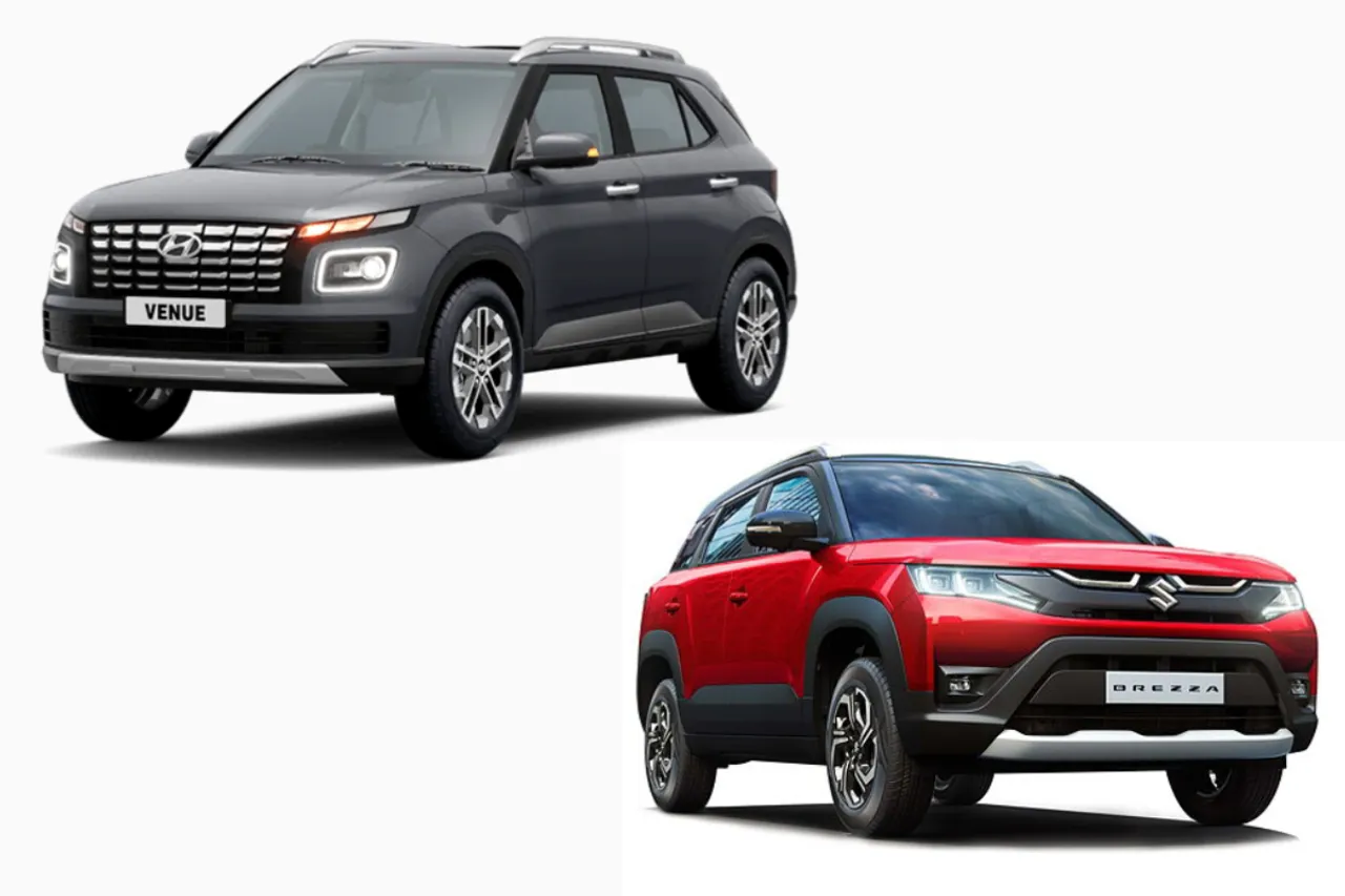 Hyundai Venue vs Maruti Suzuki Brezza