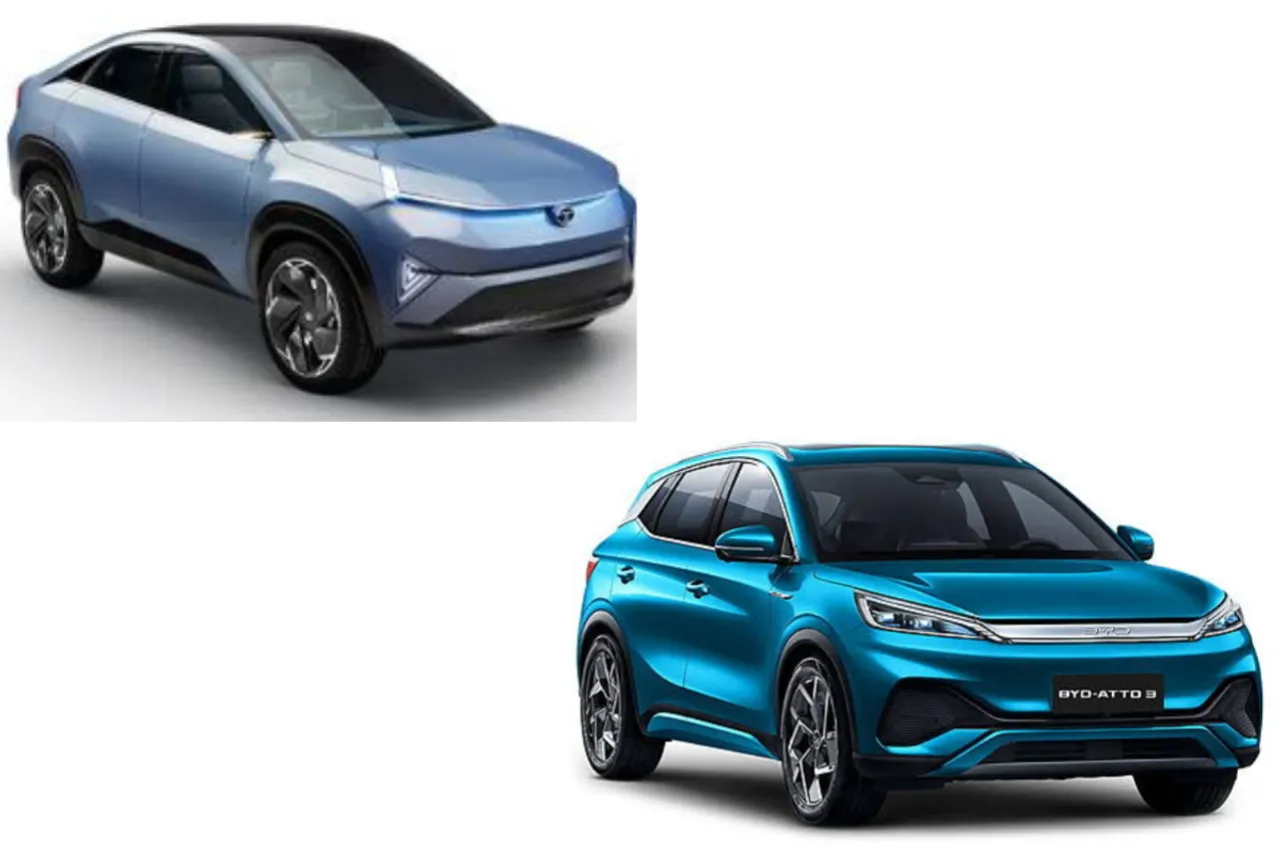 Tata Curvv EV vs BYD Atto 3