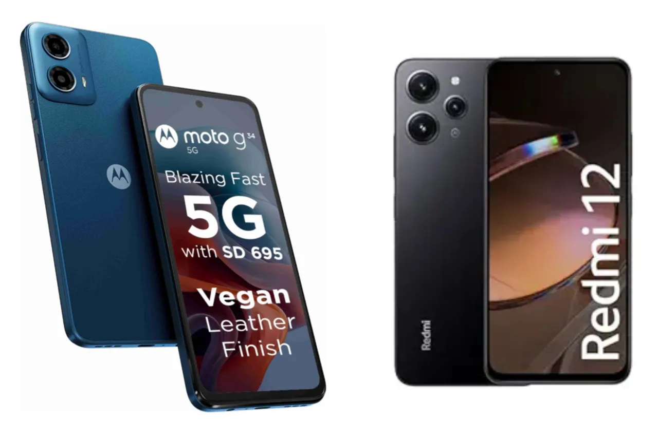 Xiaomi Redmi 12 5G vs Motorola Moto G34 5G