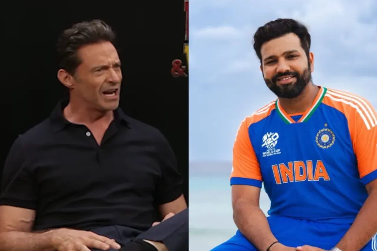 Hugh Jackman Rohit Sharma
