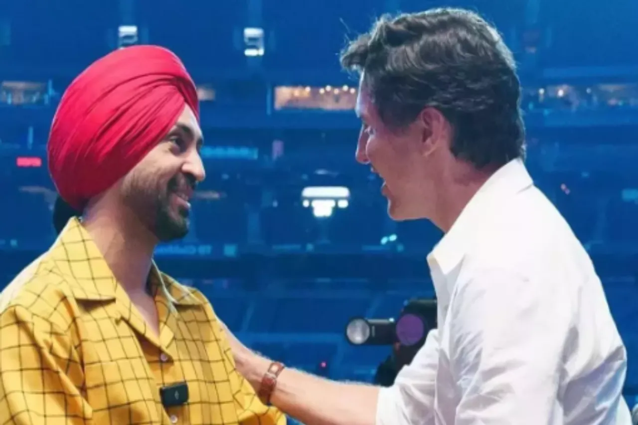 PM Justin Trudeau and Diljit Dosanjh
