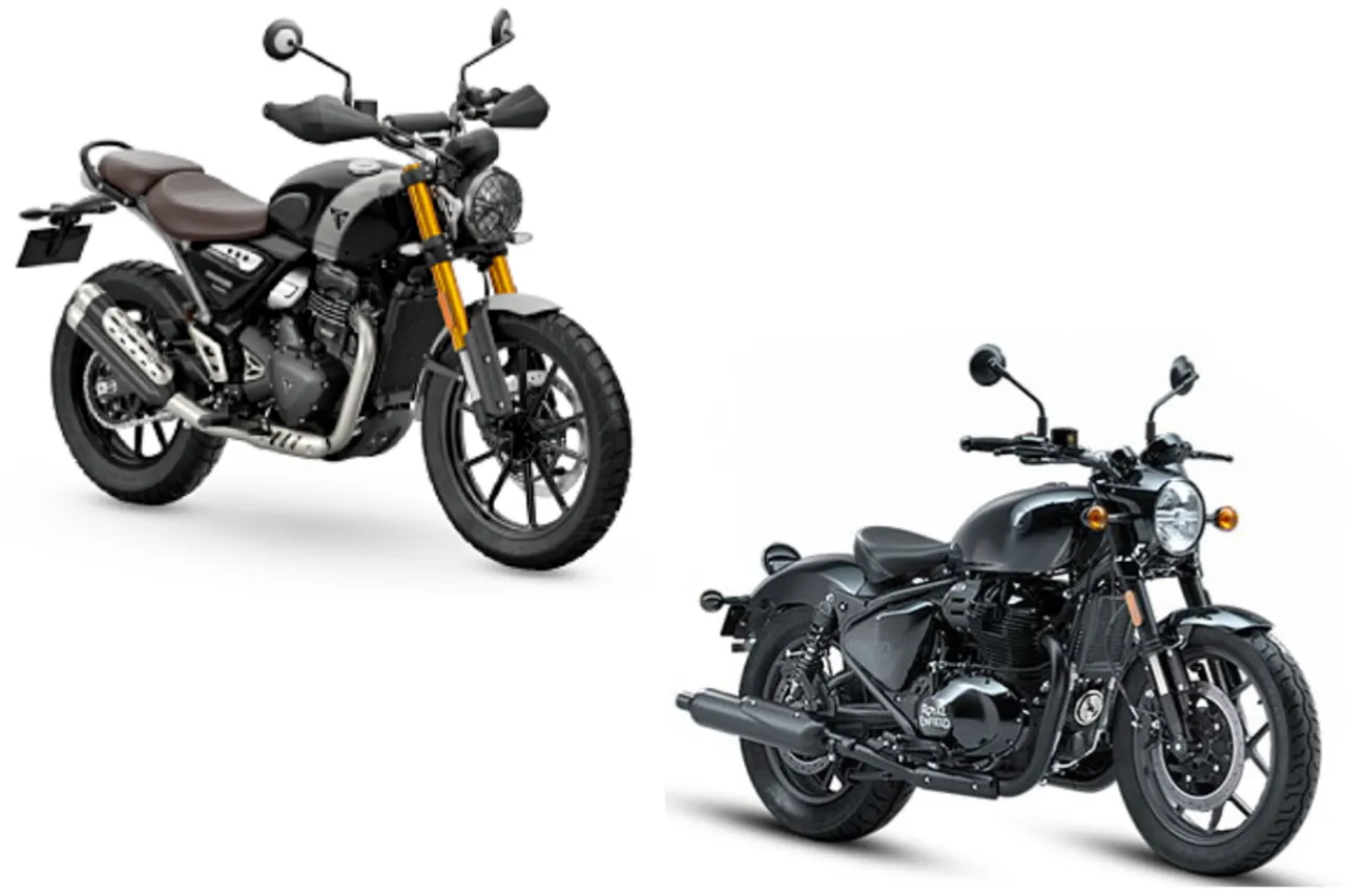 Triumph Scrambler 400 X vs Royal Enfield Shotgun 650