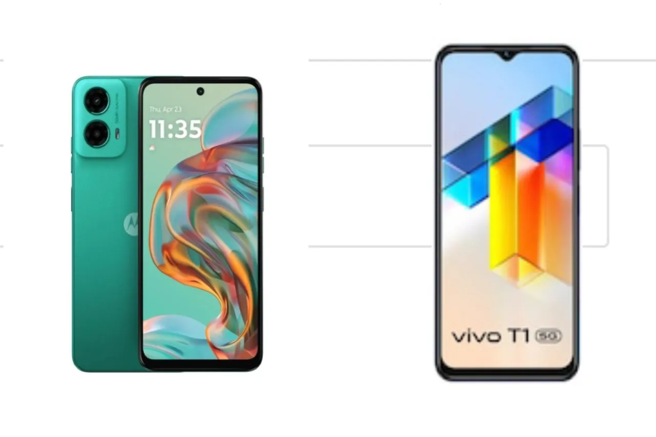 Motorola G45 5G vs Vivo T1 5G