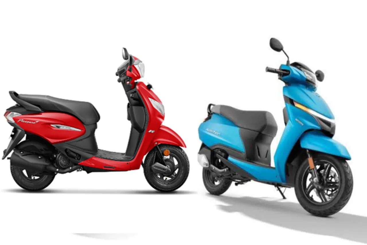 2024 TVS Jupiter 110 vs Hero Pleasure Plus
