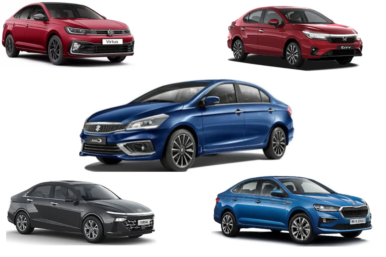 Top 5 Sedans in India Under 15 Lakh