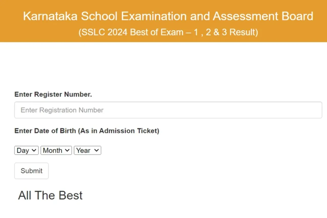 Karnataka SSLC Exam 3 Results 2024
