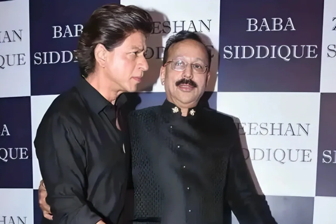Baba Siddique and Shah Rukh Khan