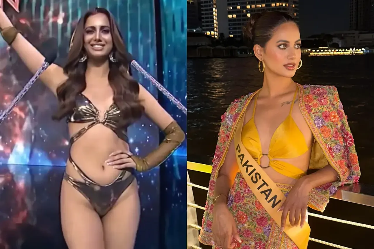 Pakistani model Roma Michael in bikini