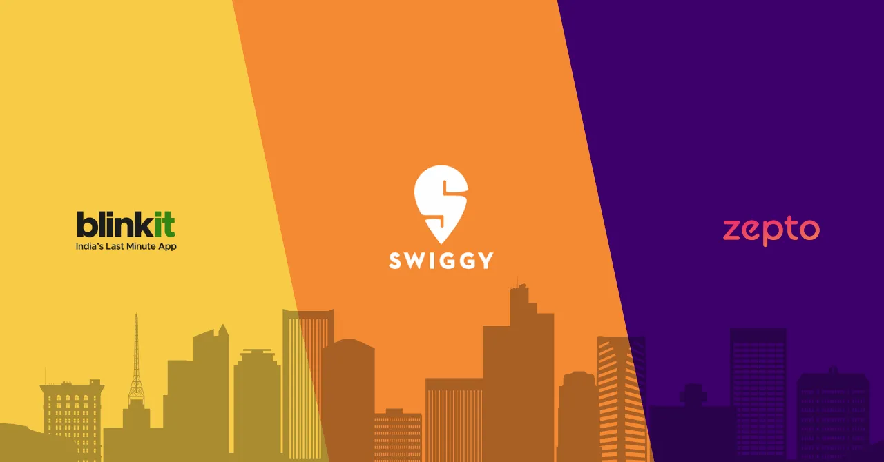Blinkit, Swiggy, and Zepto