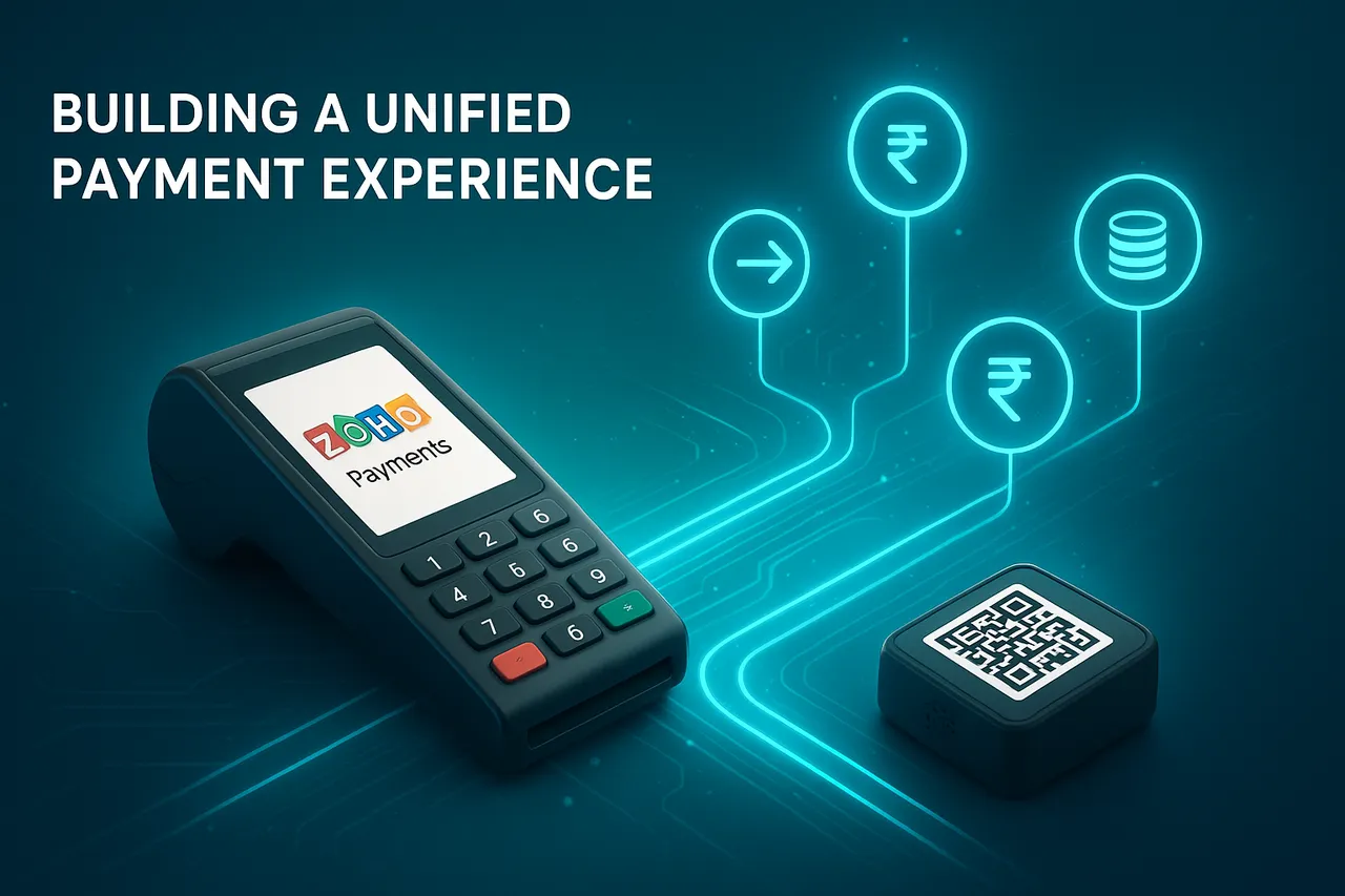Zoho POS and QR device