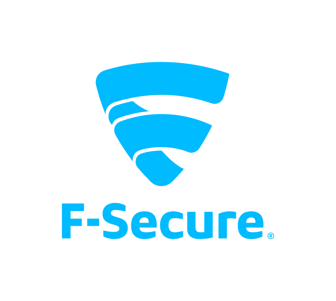F Secure Logo blue Alpha channel