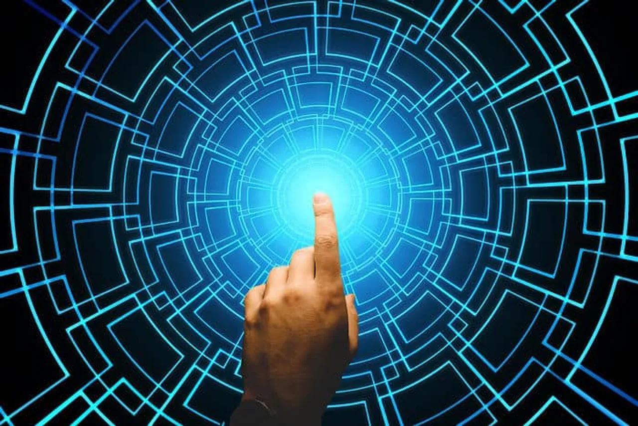 digital transformation finger tap causes waves of interconnected digital ripples by gerd altmann cc via pixabay x large opt